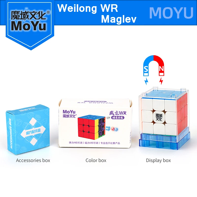 

MoYu WeiLong WR Maglev 3x3x3 Magnetic Magic Cube WeiLong 3×3 Professional Speed Puzzle 3x3 Children Souptoys Cubo Magico