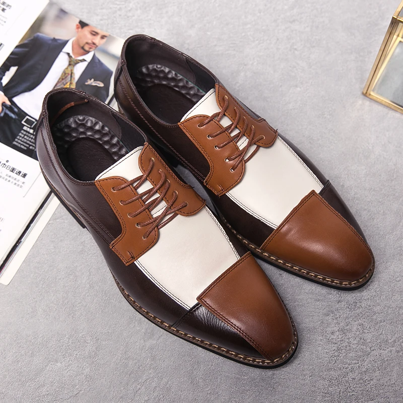 Men's leather shoes 2023 new high-quality designer leather stitching fashion casual oxford shoes wedding dress shoes 2023 new
Men's leather shoes 2023 new high-quality designer leather stitching fashion casual oxford shoes wedding dress shoes 2023 new