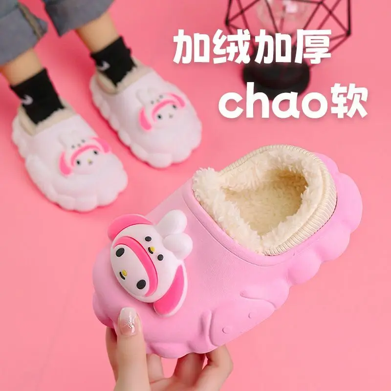 Sanrio My Melody Children Slippers Anime Figure Winter Kids Shoes Home Cotton Shoes Plush Keep Warm Cute Cartoon Hot New Style
Sanrio My Melody Children Slippers Anime Figure Winter Kids Shoes Home Cotton Shoes Plush Keep Warm Cute Cartoon Hot New Style