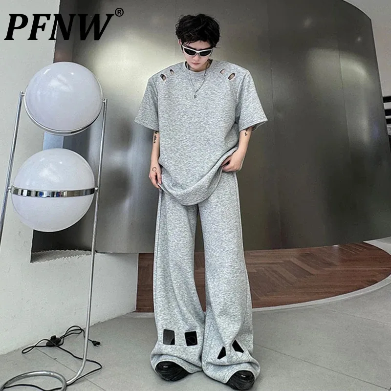 Мужской комплект из двух предметов PFNW, футболка с короткими рукавами и прямые брюки, летний комплект из двух предметов, W3284
Мужской комплект из двух предметов PFNW, футболка с короткими рукавами и прямые брюки, летний комплект из двух предметов, W3284