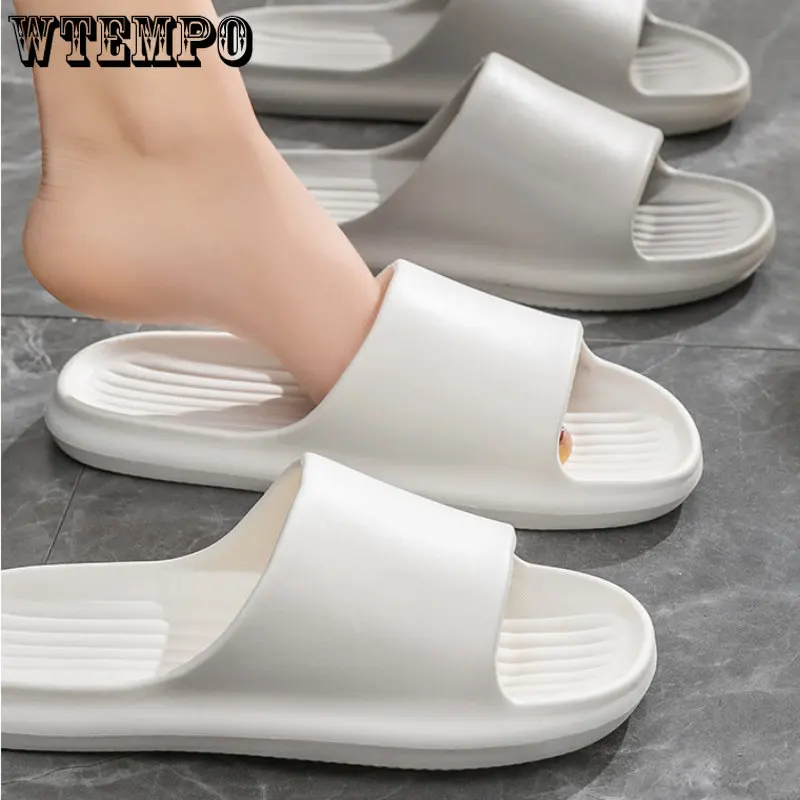 WTEMPO Summer Couple EVA Cloud Slippers Indoor Non-slip Bathroom Bath Soft-soled Sandals and Slippers Wholesale Dropshipping
WTEMPO Summer Couple EVA Cloud Slippers Indoor Non-slip Bathroom Bath Soft-soled Sandals and Slippers Wholesale Dropshipping