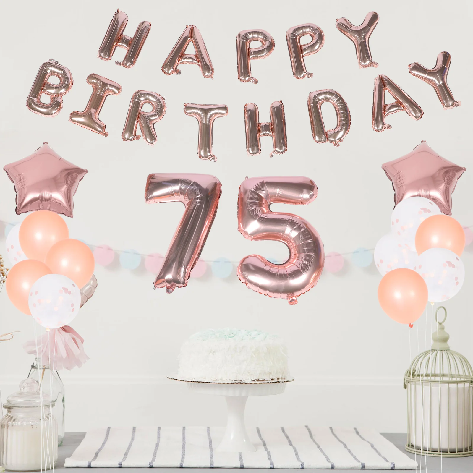 75th Birthday Decoration Sequin Balloons Party Decorations Decorate Number Emulsion Rose Gold 
75th Birthday Decoration Sequin Balloons Party Decorations Decorate Number Emulsion Rose Gold