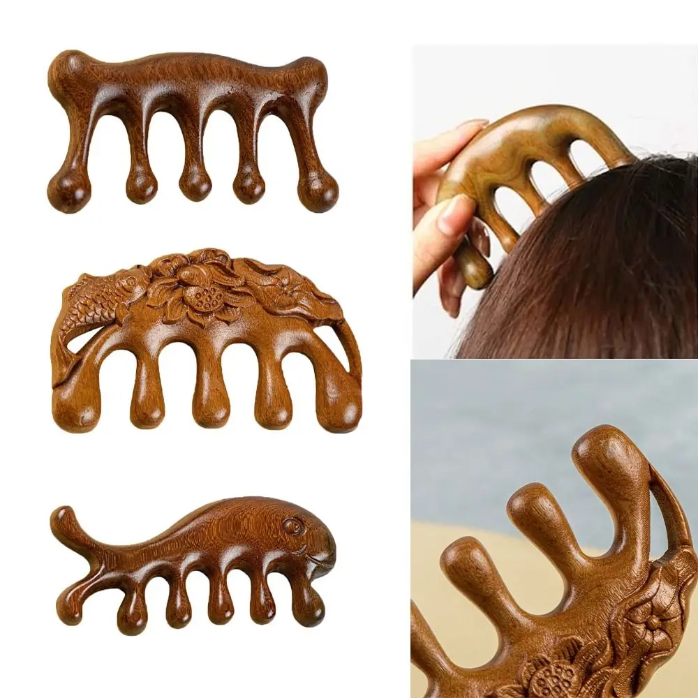 Anti-Static Massage Comb Useful Scraping Scalp Acupuncture Therapy Hair Comb Sandalwood Blood Circulation Wide Tooth Comb
Anti-Static Massage Comb Useful Scraping Scalp Acupuncture Therapy Hair Comb Sandalwood Blood Circulation Wide Tooth Comb