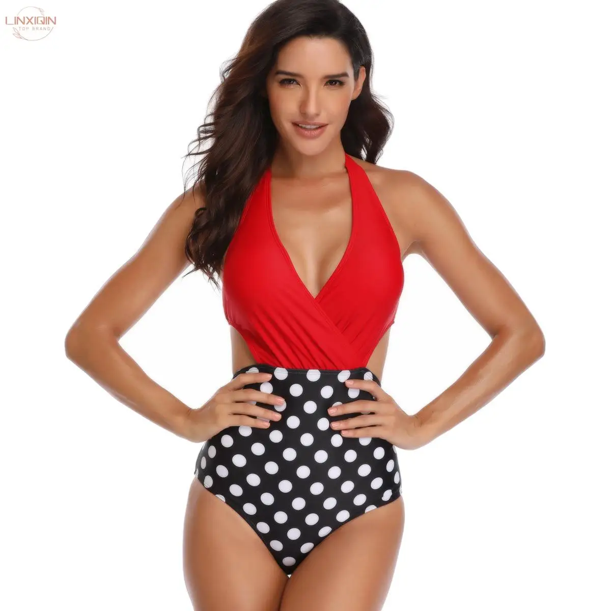 

2024 Sexy One Piece Swimsuits Female Shoulder Floral Women Swimwear Push Up Bathing Suits Bodysuits Beach Wear Ruffle Monokini