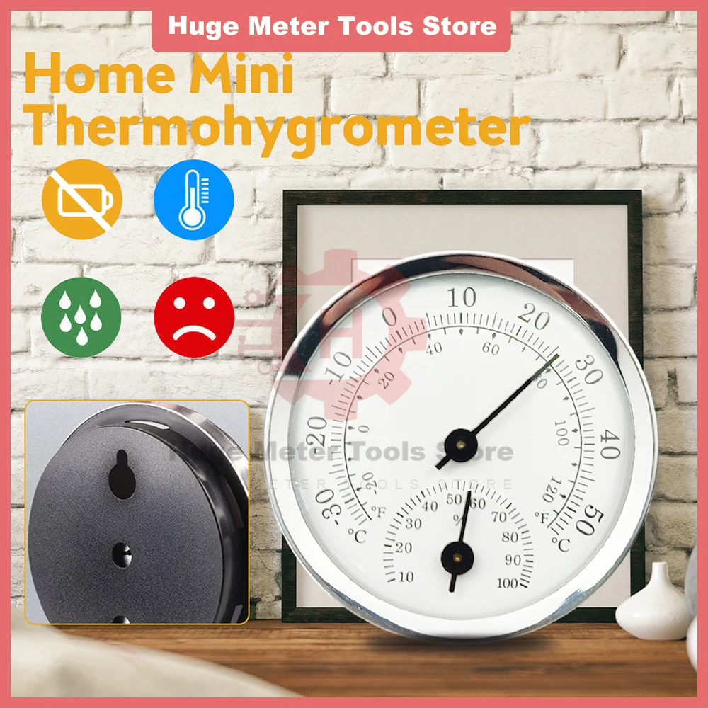 Mini Pointer Type Analog Thermometer Hygrometer Indoor Room Electronic Temperature Humidity Meter Sensor Gauge For Office Home
Mini Pointer Type Analog Thermometer Hygrometer Indoor Room Electronic Temperature Humidity Meter Sensor Gauge For Office Home