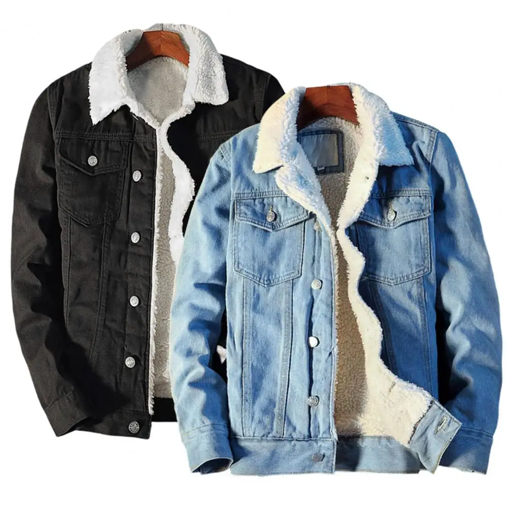 Winter Jean Jackets Men Warm Denim Coats Fashion Cowboy Outerwear Men Liner Thicker Fleece Denim Jacket Black Blue Plus Size 4XL
Winter Jean Jackets Men Warm Denim Coats Fashion Cowboy Outerwear Men Liner Thicker Fleece Denim Jacket Black Blue Plus Size 4XL
