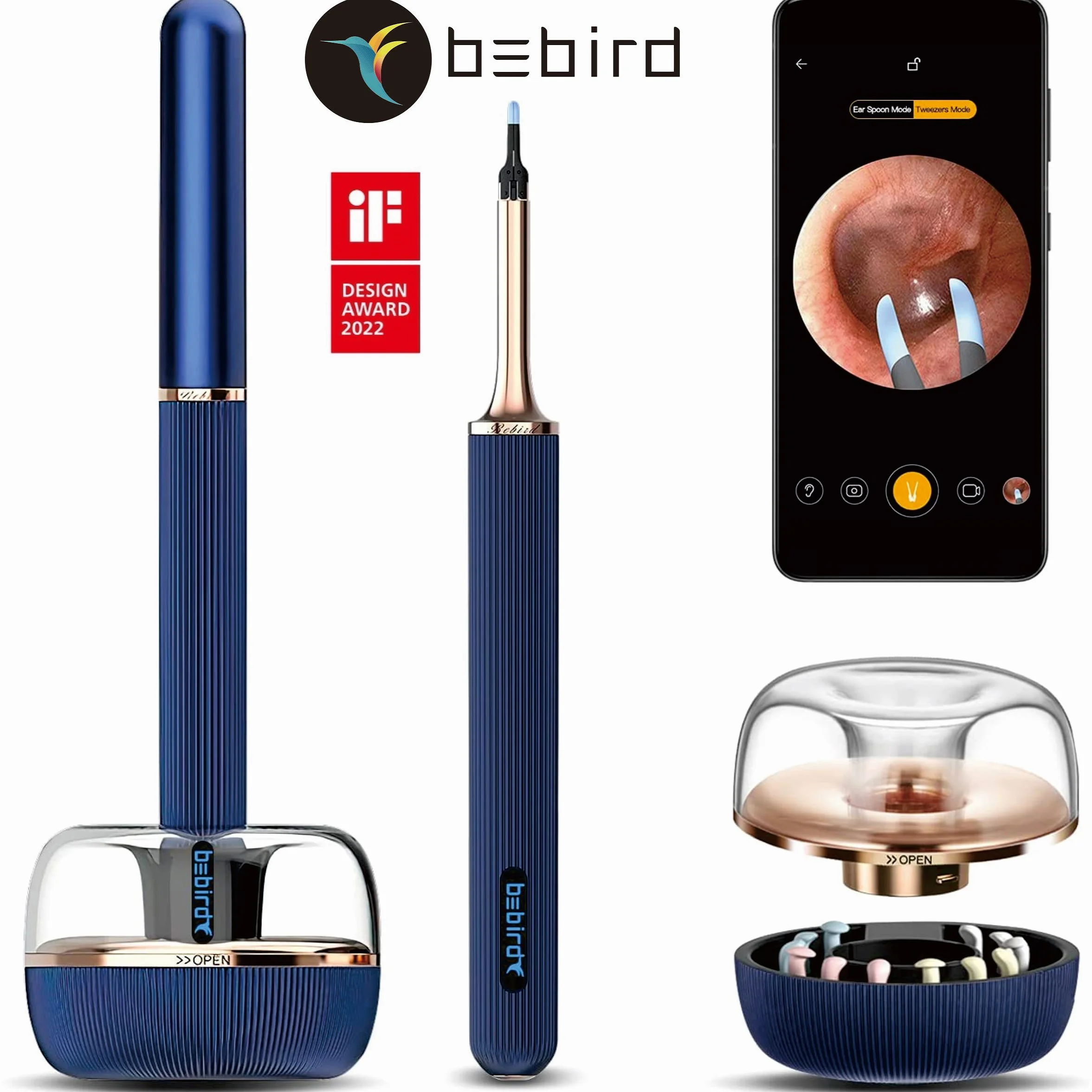 Original Bebird Note3 Pro Dual-use Smart Visual Ear Picking Stick And Tweezers Ear Wax Removal Tool Kits 1000W Pixels Len Camera
Original Bebird Note3 Pro Dual-use Smart Visual Ear Picking Stick And Tweezers Ear Wax Removal Tool Kits 1000W Pixels Len Camera