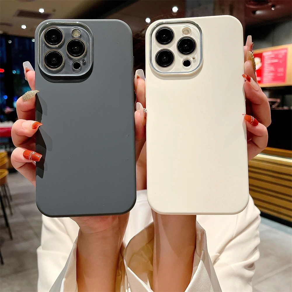 Original Silicone Matte Case for iPhone 15 14 Plus 12 13 Pro Max Built-in Glass Camera Protector Cover with Microfiber Lining
Original Silicone Matte Case for iPhone 15 14 Plus 12 13 Pro Max Built-in Glass Camera Protector Cover with Microfiber Lining