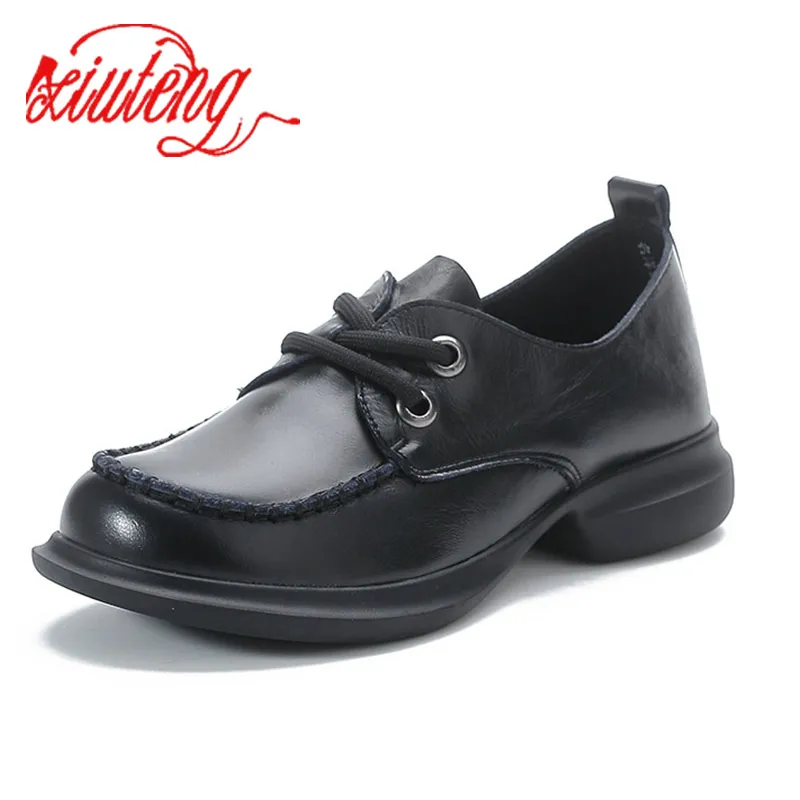 Xiuteng High Quality Retro Fancy Pattern Genuine Leather Round Toe Slip On Flat Shoes Soft Sole Sports Shoes Woman Flats
Xiuteng High Quality Retro Fancy Pattern Genuine Leather Round Toe Slip On Flat Shoes Soft Sole Sports Shoes Woman Flats