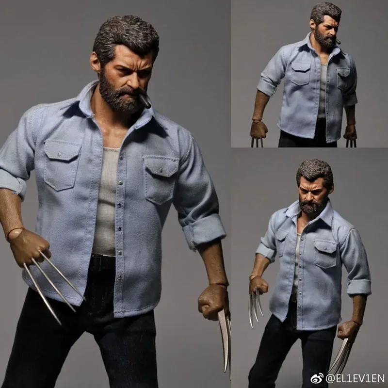 

In Stock 1/6 Scale Classic Uncle Wolf Werewolf Hugh Jackman Soldier 12" Full Set Action Figure Model Toys Fans For Collection