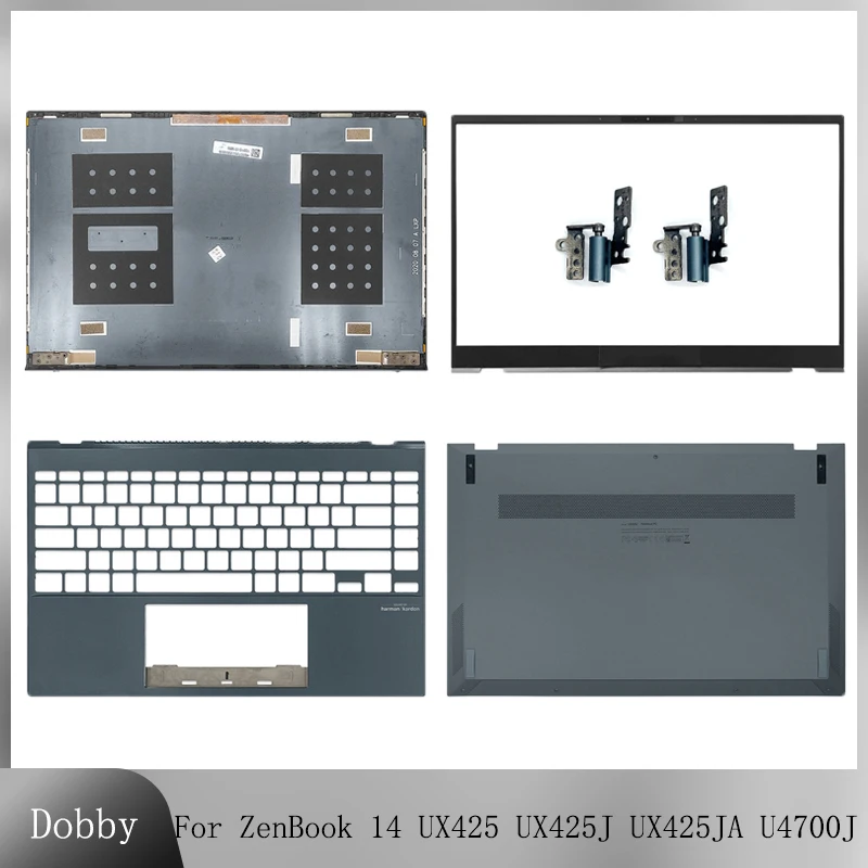 

New Original For ASUS ZenBook 14 UX425 UM425 UX425J UX425JA U4700J Laptop LCD Back Cover Front Bezel Palmrest Hinges Bottom Case