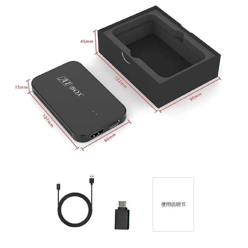 CarPlay Ai Box Android Box Wifi 2G + 32G подключи и работай проводной к беспроводной для-Audi Benz Nissan Hyundai
CarPlay Ai Box Android Box Wifi 2G + 32G подключи и работай проводной к беспроводной для-Audi Benz Nissan Hyundai