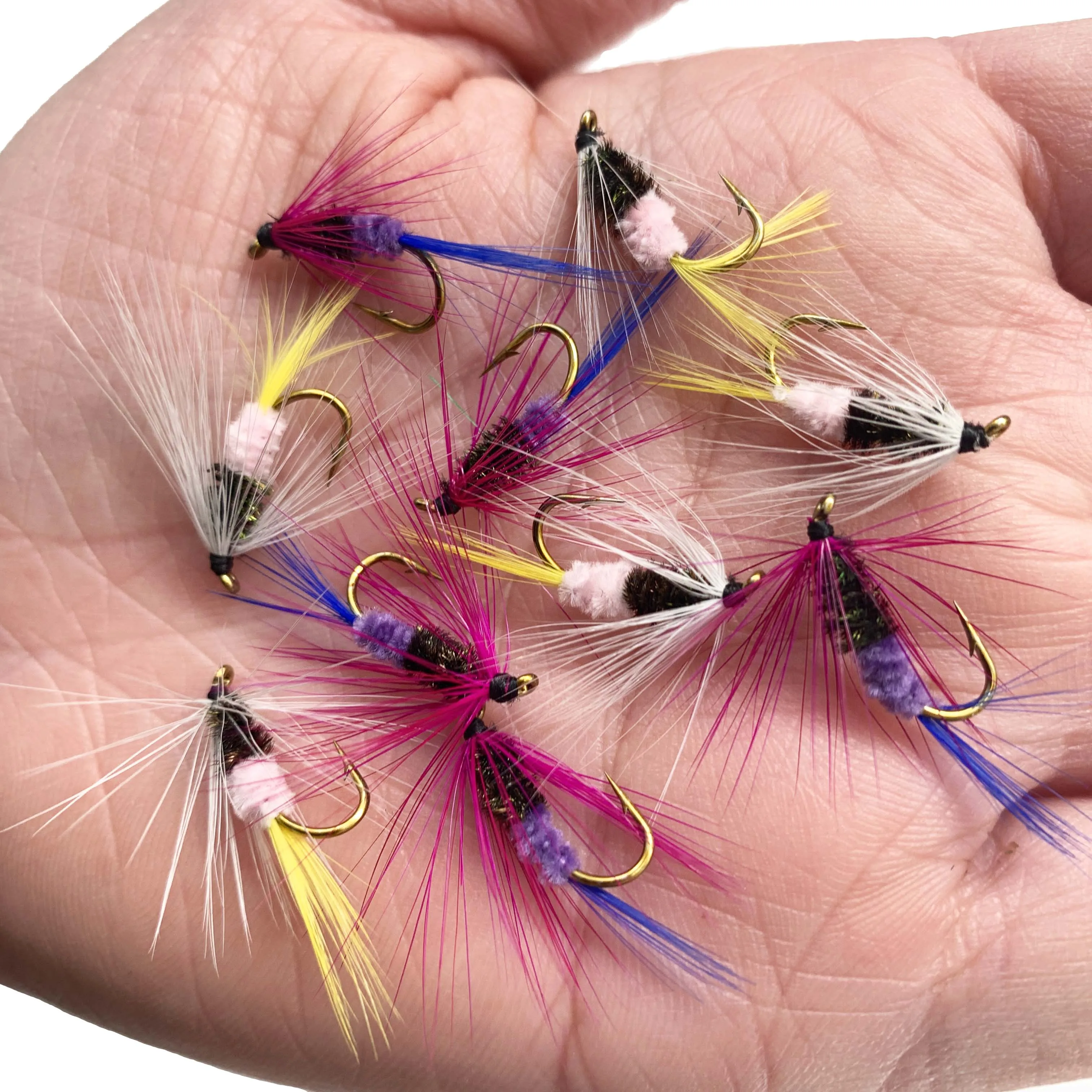 5Pcs Fly Fishing Nymph Scud Fly Dry/Wet Flies Worm Trout Fishing Flies Artificial Insect Fishing Bait Lure
5Pcs Fly Fishing Nymph Scud Fly Dry/Wet Flies Worm Trout Fishing Flies Artificial Insect Fishing Bait Lure