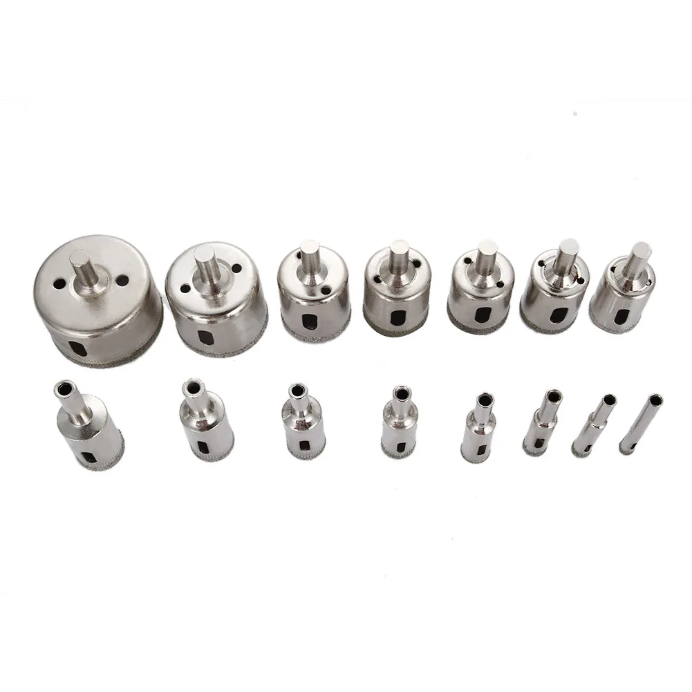 High Quality Diamond Drill Bit Drilling Holes 15pcs/set Accessories Floor Tiles For Glass Ceramic Kitchen Marble
High Quality Diamond Drill Bit Drilling Holes 15pcs/set Accessories Floor Tiles For Glass Ceramic Kitchen Marble