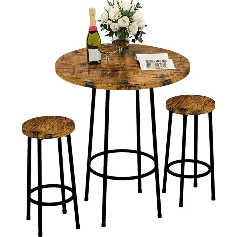 Recaceik 3 Piece Pub Dining Set, Modern Round bar Table and Stools Counter Height Wood Top Bistro Easy Assemble Living Room
Recaceik 3 Piece Pub Dining Set, Modern Round bar Table and Stools Counter Height Wood Top Bistro Easy Assemble Living Room