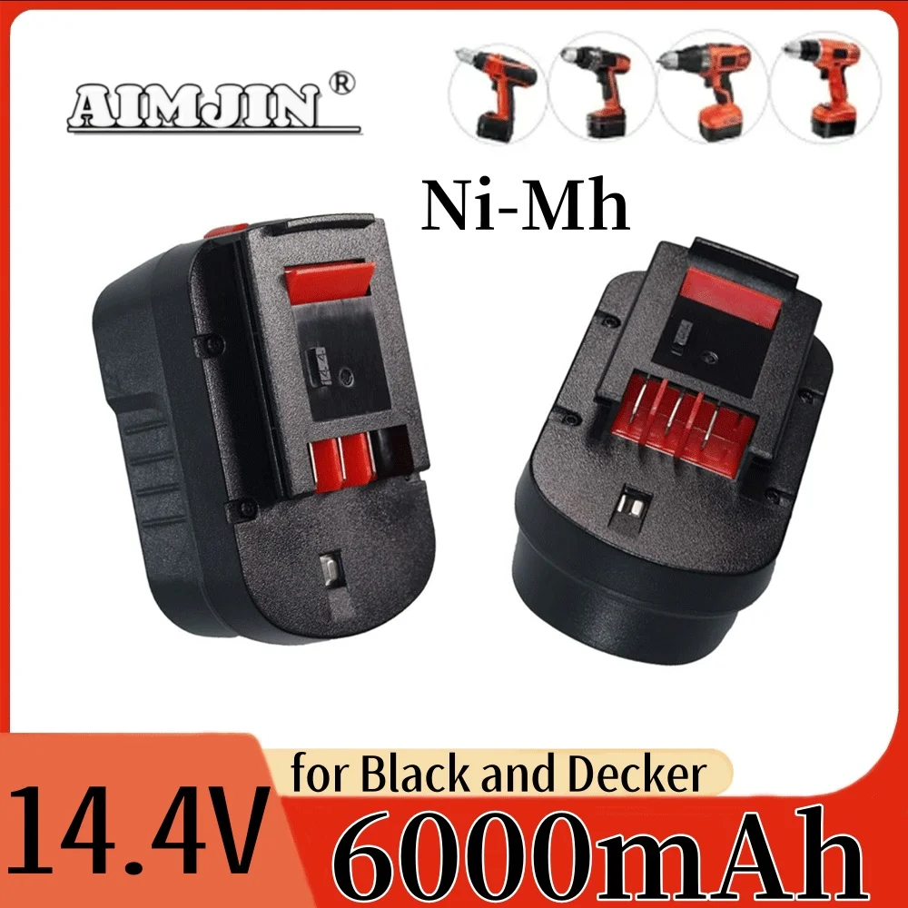 14.4V 4000/5000/6000mAh rechargeable battery suitable for Black&Decker 14.4V wireless power tools
14.4V 4000/5000/6000mAh rechargeable battery suitable for Black&Decker 14.4V wireless power tools