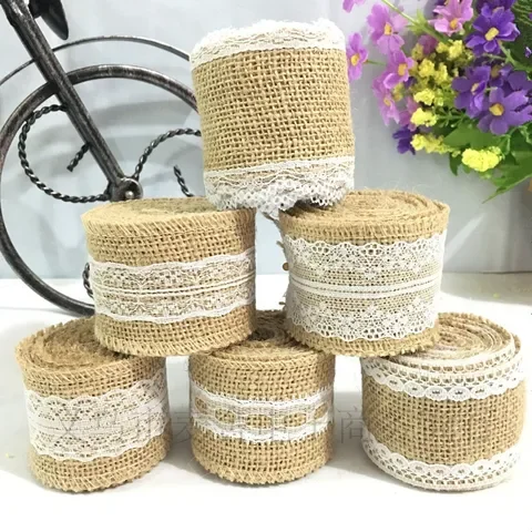 5cm Burlap Ribbon 2M Vintage Wedding Centerpieces Decoration Sisal Lace Trim Jute Hessian Rustic Event Party 5BB5379
5cm Burlap Ribbon 2M Vintage Wedding Centerpieces Decoration Sisal Lace Trim Jute Hessian Rustic Event Party 5BB5379
