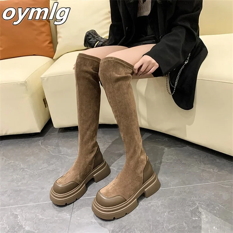 Fashionable elastic boots for women in autumn 2023, new retro versatile short boots with thick heels
Fashionable elastic boots for women in autumn 2023, new retro versatile short boots with thick heels