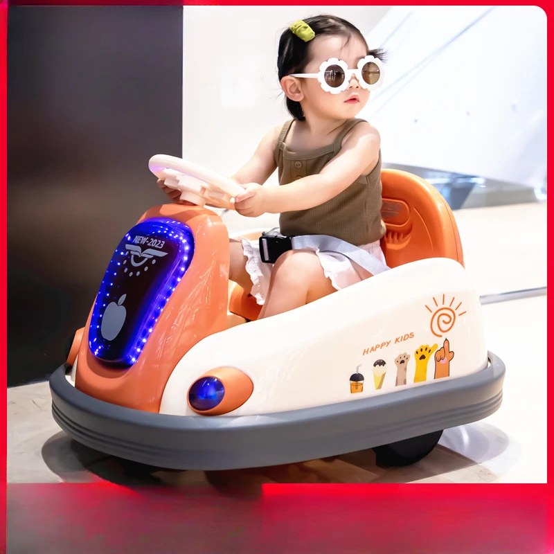 Electric bumper car, children's toy car, can be seated, with remote control, four wheel car, rechargeable baby stroller
Electric bumper car, children's toy car, can be seated, with remote control, four wheel car, rechargeable baby stroller