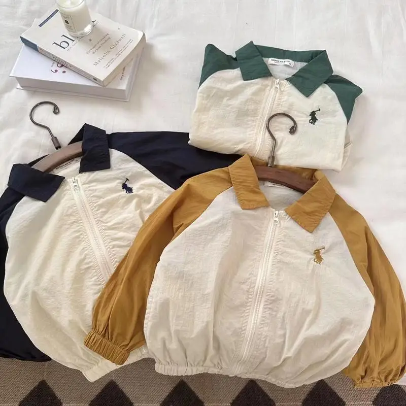 Korean Children's Sun Protection Clothing Spring/Summer Boys' Colored Skin Clothes Baby Zipper Thin Jacket Cute Children Top
Korean Children's Sun Protection Clothing Spring/Summer Boys' Colored Skin Clothes Baby Zipper Thin Jacket Cute Children Top