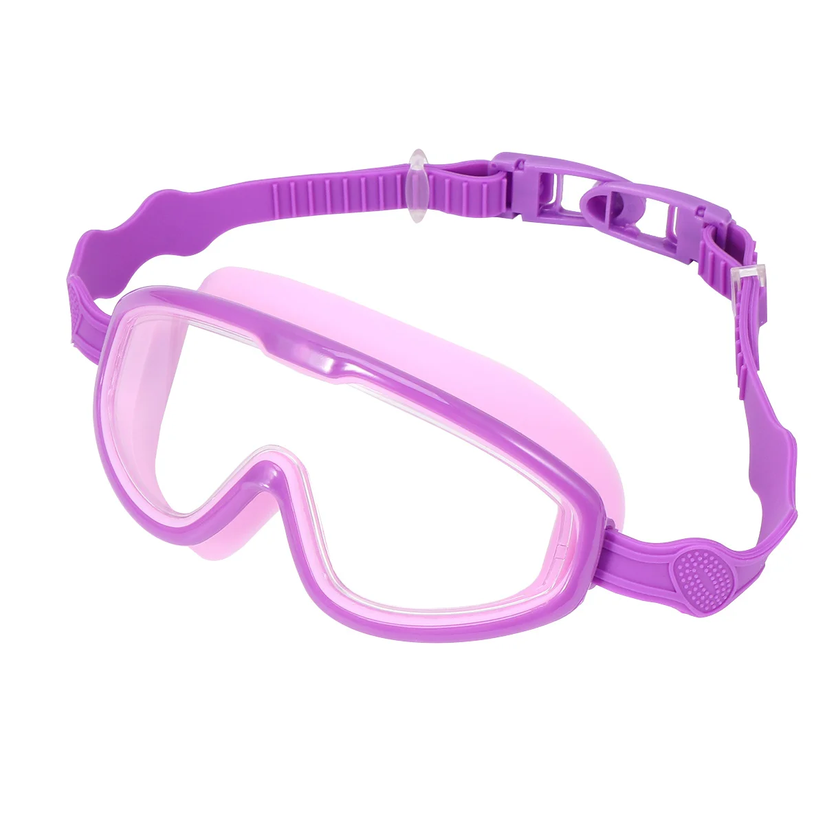 

Creative Swimming Glasses Goggles Anti-fog Waterproof Spectacles Durable Swimming Equipment for Kids Children (Purple)