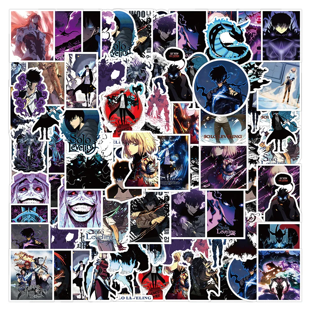 50PCS Cartoon Anime Solo Leveling Stickers DIY Laptop Luggage Skateboard Graffiti Decals Fun for Kid Toys Gift
50PCS Cartoon Anime Solo Leveling Stickers DIY Laptop Luggage Skateboard Graffiti Decals Fun for Kid Toys Gift