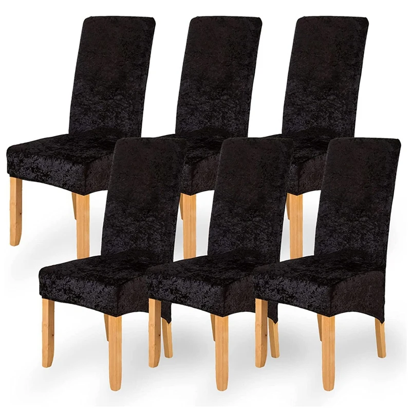 Pack Of 6 High Back Chair Covers Stretch Diamond Velvet Chair Slipcover Dining Chair Protector For Wedding Party Kitchen
Pack Of 6 High Back Chair Covers Stretch Diamond Velvet Chair Slipcover Dining Chair Protector For Wedding Party Kitchen