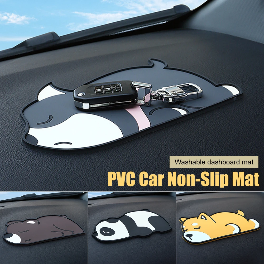Car Dashboard Anti Slip Mat Mobile Phone Holder PVC Non Slip Sticky Pad Cute Cartoon Dashboard Mat Auto Interior Accessories
Car Dashboard Anti Slip Mat Mobile Phone Holder PVC Non Slip Sticky Pad Cute Cartoon Dashboard Mat Auto Interior Accessories