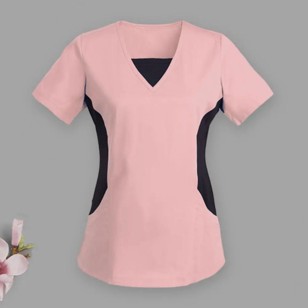 Breathable Women Top Comfortable Stylish Nurse Tops V Neck Short Sleeve Breathable Pullover for Wear by Careworkers Women
Breathable Women Top Comfortable Stylish Nurse Tops V Neck Short Sleeve Breathable Pullover for Wear by Careworkers Women