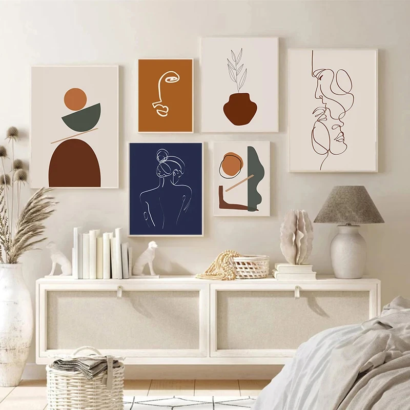 Abstract Wall Painting Geometric Figures Character Lines Canvas Painting Art Poster Print Vintage Picture Modern Bedroom Decor
Abstract Wall Painting Geometric Figures Character Lines Canvas Painting Art Poster Print Vintage Picture Modern Bedroom Decor