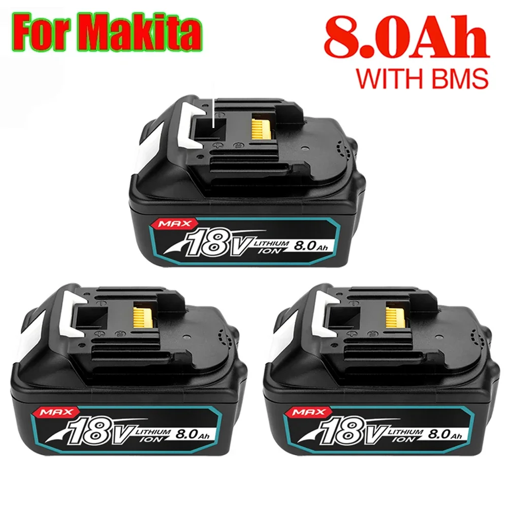 2024 Upgraded 18V Original Makita BL1860 BL1850B BL1850 BL1840 BL1830 BL1820 BL1815 LXT-400 Replacement Lithium Battery
2024 Upgraded 18V Original Makita BL1860 BL1850B BL1850 BL1840 BL1830 BL1820 BL1815 LXT-400 Replacement Lithium Battery