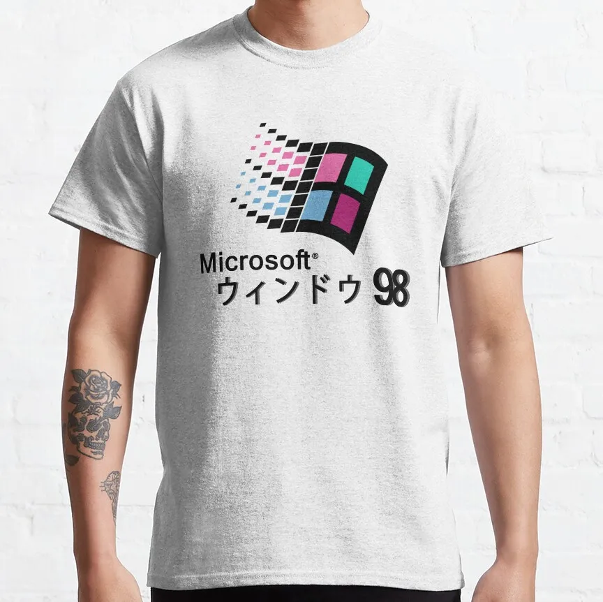 

Microsoft Windows 98 Vaporwave T-Shirt men's t shirts sweat shirts, men t shirts for men cotton t shirt men