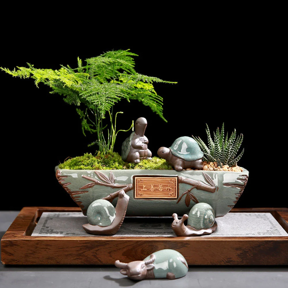 2Pcs Ceramic Turtle Figurine Ceramic Tortoise Figurine Chinese Style Statue for Home Desktop Landscape Aquarium Tank Decor (
2Pcs Ceramic Turtle Figurine Ceramic Tortoise Figurine Chinese Style Statue for Home Desktop Landscape Aquarium Tank Decor (