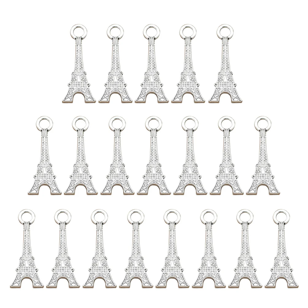 20PCS Alloy Eiffel Tower Pendants Charms DIY Jewelry Making Accessory for Necklace Bracelet ( Silver)
20PCS Alloy Eiffel Tower Pendants Charms DIY Jewelry Making Accessory for Necklace Bracelet ( Silver)