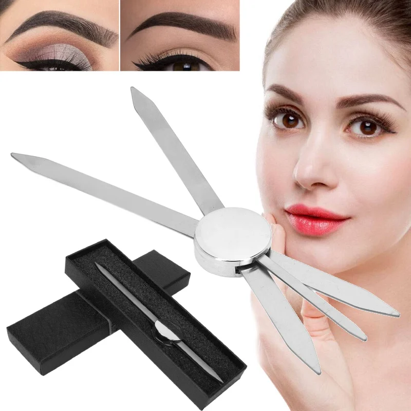 Трафарет для бровей, линейка для макияжа, строительная линейка из нержавеющей стали для микроблейдинга бровей, измерительная линейка 
Трафарет для бровей, линейка для макияжа, строительная линейка из нержавеющей стали для микроблейдинга бровей, измерительная линейка