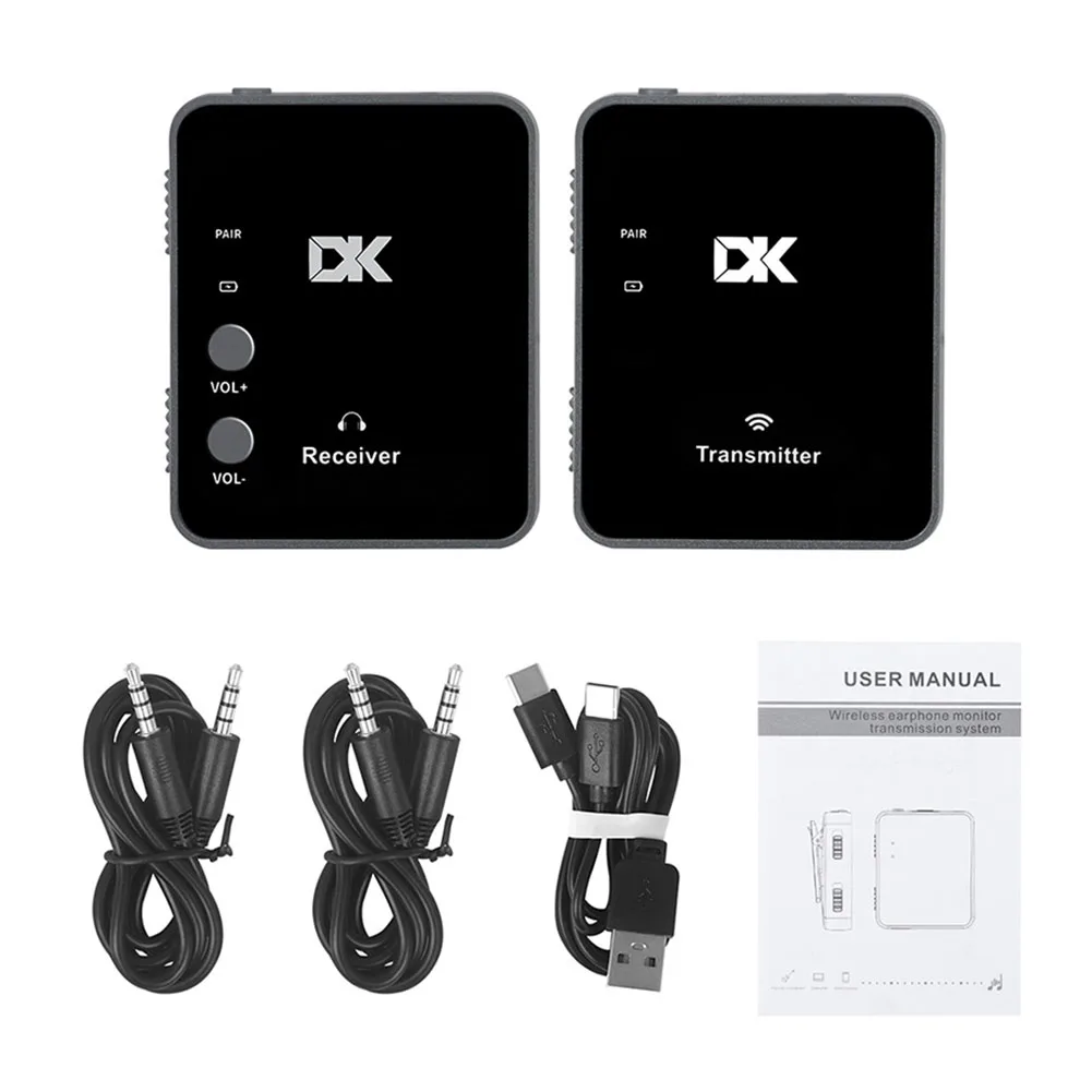 2.4G Wireless In-Ear Monitor System Rechargeable Wireless Monitoring Ear Return Receiver Transmitter Music Performance Earphone
2.4G Wireless In-Ear Monitor System Rechargeable Wireless Monitoring Ear Return Receiver Transmitter Music Performance Earphone