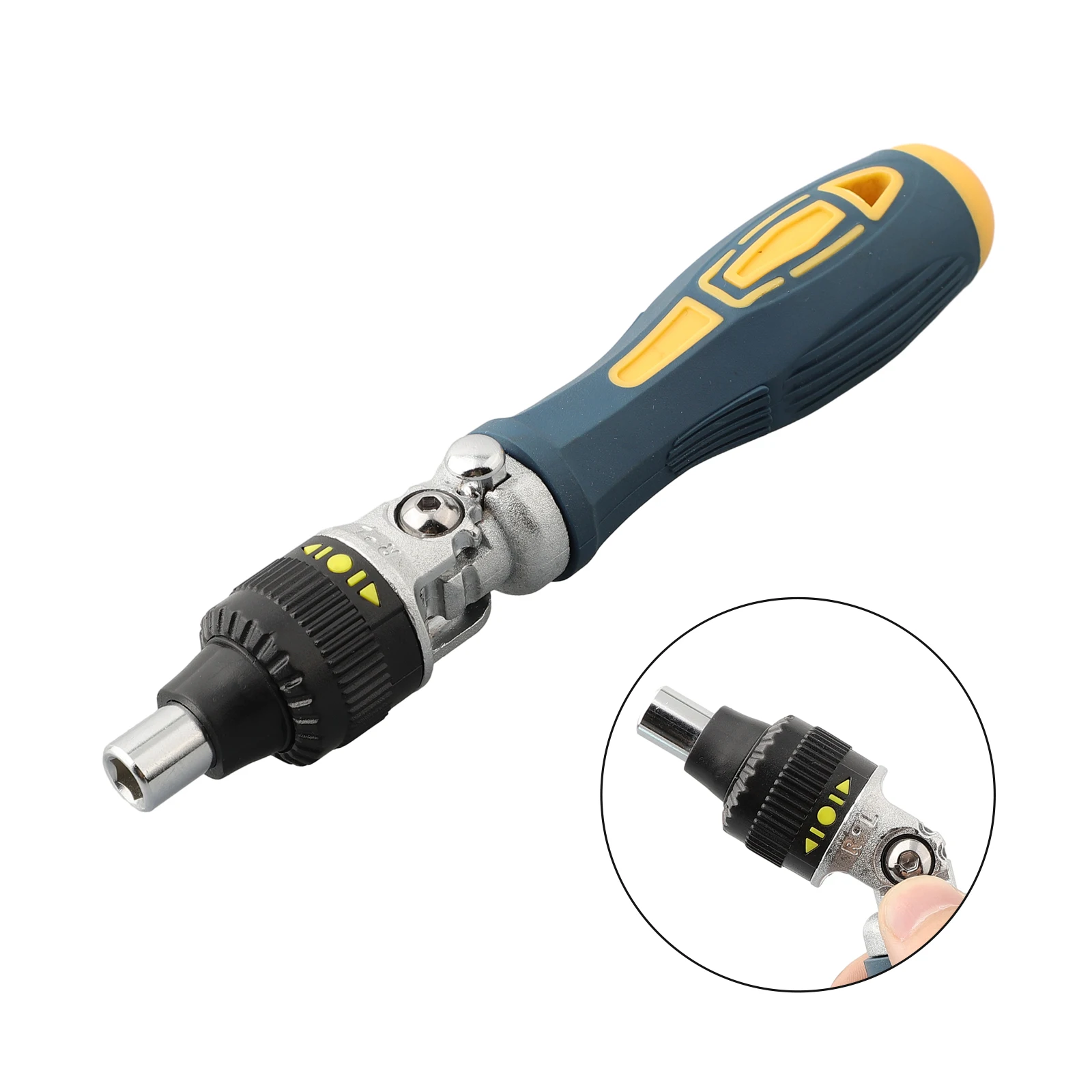 Adjustable Ratchet Screwdriver Hand Tool Chrome Vanadium Steel Handle Ratchet Screwdriver Repair Tool Home Supplies Durable
Adjustable Ratchet Screwdriver Hand Tool Chrome Vanadium Steel Handle Ratchet Screwdriver Repair Tool Home Supplies Durable