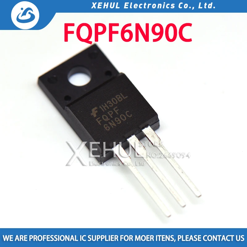 10/50/100PCS New FQPF4N90C 4N90C FQP6N90C 6N90C FQP9N90C 9N90C MOS field effect tube 6A900V N channel TO-220
10/50/100PCS New FQPF4N90C 4N90C FQP6N90C 6N90C FQP9N90C 9N90C MOS field effect tube 6A900V N channel TO-220