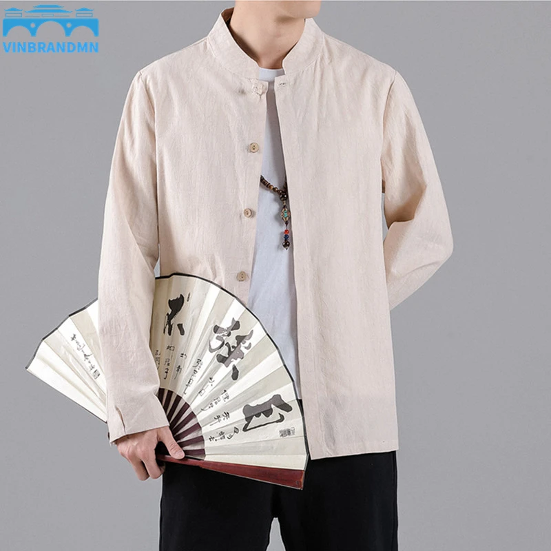 Traditional Chinese Retro Jacquard Cotton and Linen Long-sleeved Shirt Men's Harajuku Style Solid Color Shirt Plus Size Clothing
Traditional Chinese Retro Jacquard Cotton and Linen Long-sleeved Shirt Men's Harajuku Style Solid Color Shirt Plus Size Clothing