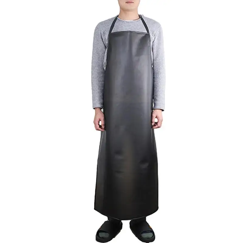PVC Apron Waterproof Oil-proof Black For Kitchen Housework Restaurant Coffee Shop Butcher Farm Pasture Clean Tool Cafe Aprons
PVC Apron Waterproof Oil-proof Black For Kitchen Housework Restaurant Coffee Shop Butcher Farm Pasture Clean Tool Cafe Aprons