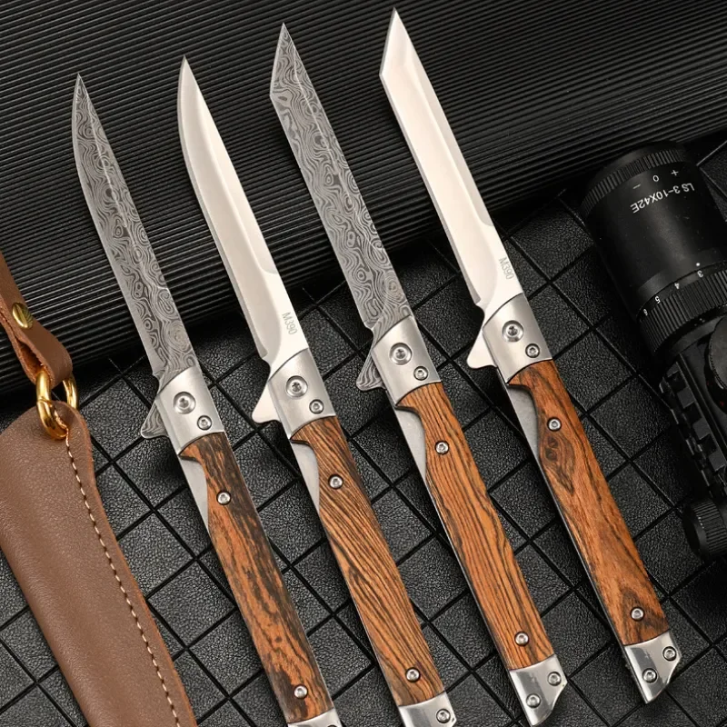 

Knife For Men Pocket Folding Knives EDC Self Defense Survival Multitool Outdoor Camping Hunting New Portable Utility Handmade