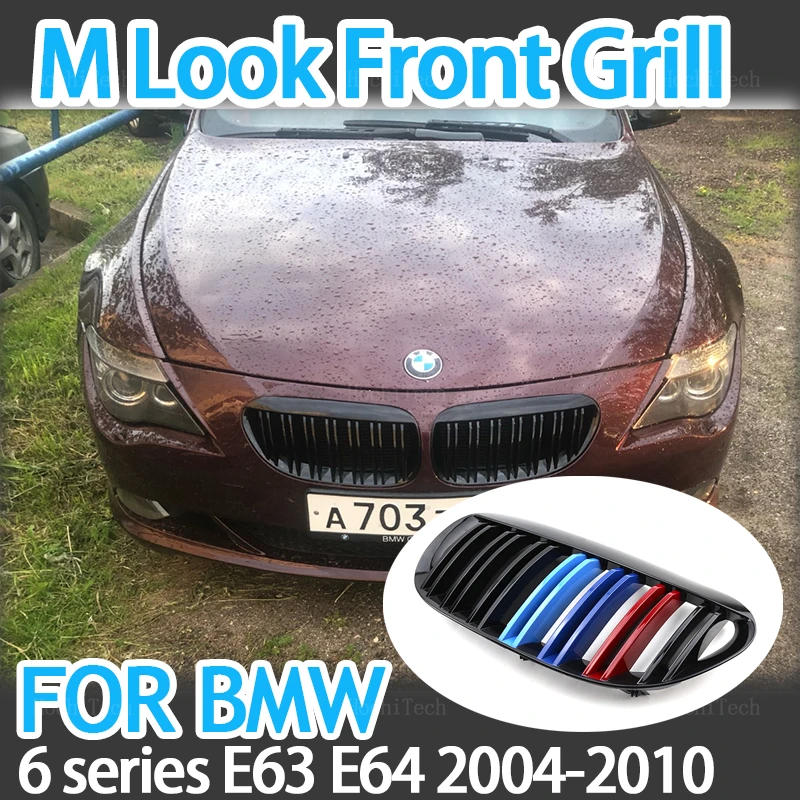 High Quality ABS Car Styling Front Kidney Grille Dual Slat Grille For BMW 6 Series E63 E64 2004-2010 Racing Grilles Replacement
High Quality ABS Car Styling Front Kidney Grille Dual Slat Grille For BMW 6 Series E63 E64 2004-2010 Racing Grilles Replacement