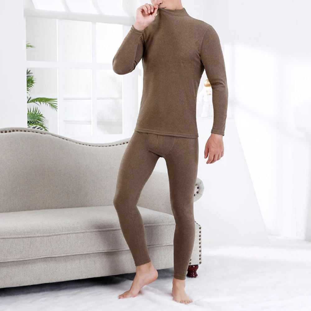 Men's Thermal Warm Underwear Set Breathable Tops Pants Set Mens Long Johns Thicken Lingerie Long Sleeve Turtleneck Warm Top Pant
Men's Thermal Warm Underwear Set Breathable Tops Pants Set Mens Long Johns Thicken Lingerie Long Sleeve Turtleneck Warm Top Pant