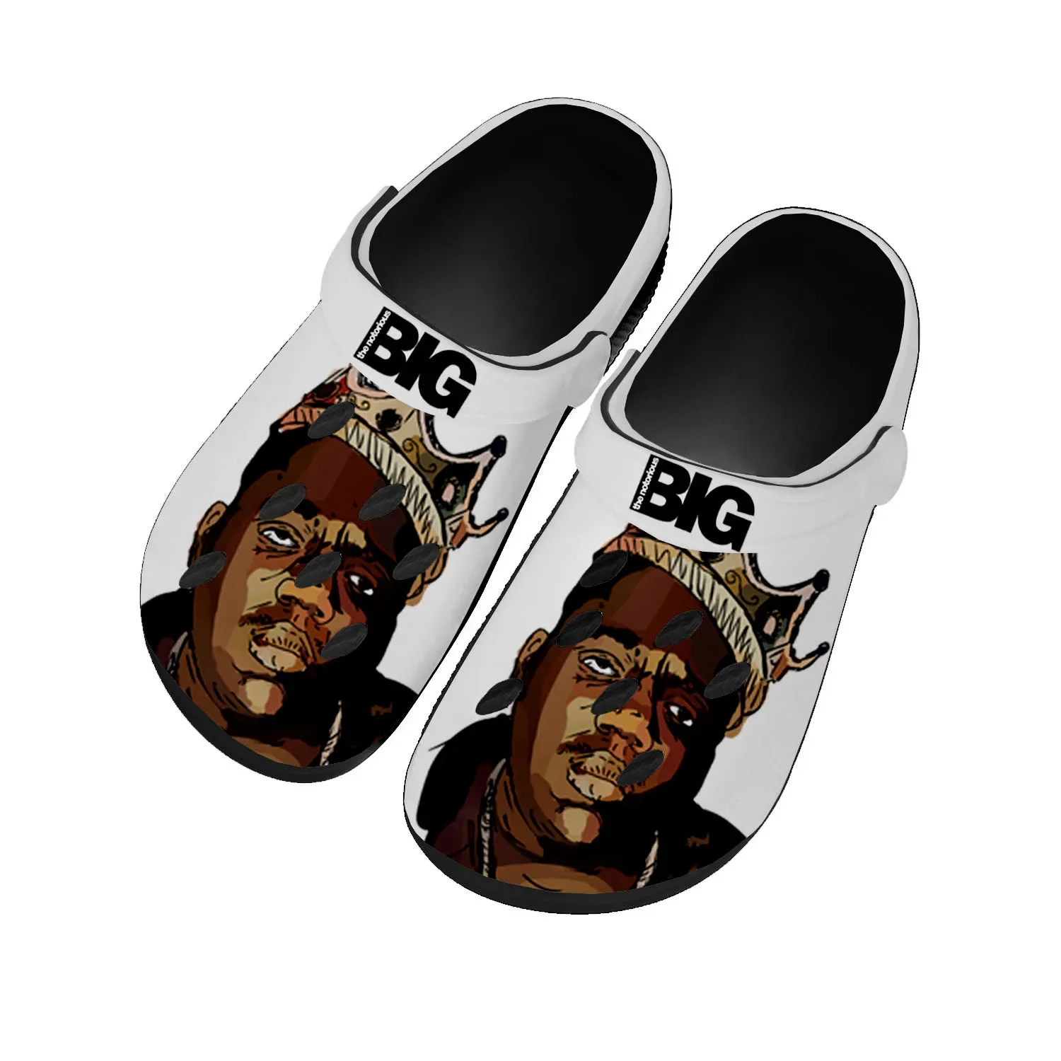 Известные модные Сабо b. I.g Rapper, домашняя обувь на заказ, мужские и женские подростковые дышащие шлепанцы с дырками для пляжа
Известные модные Сабо b. I.g Rapper, домашняя обувь на заказ, мужские и женские подростковые дышащие шлепанцы с дырками для пляжа