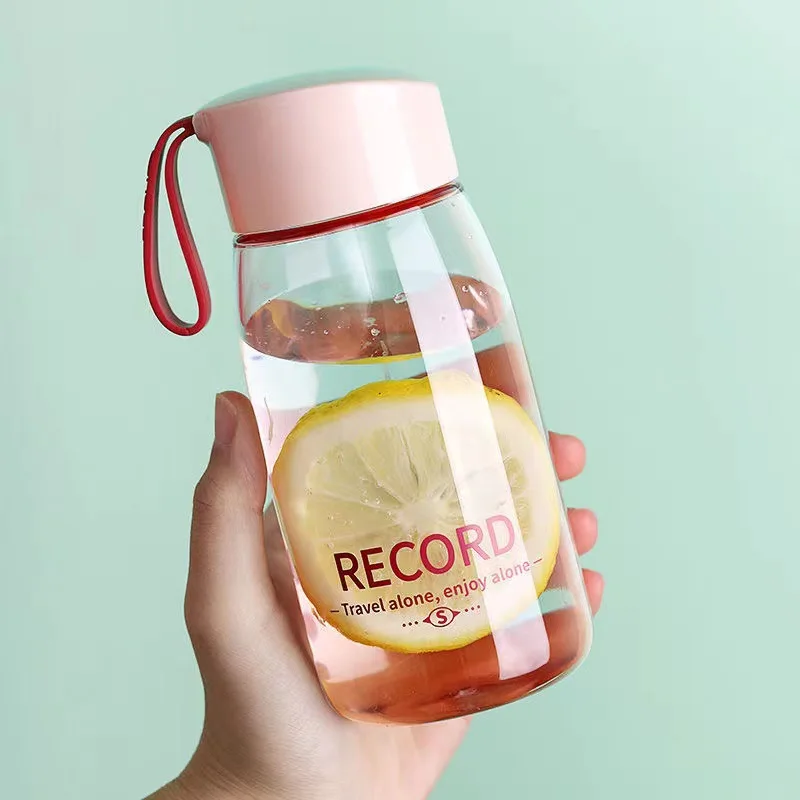 380ML Summer Cute Girl's Simple Drinking Water Bottle Small and Portable Plastic Anti Drop High Beauty Bottled Water
380ML Summer Cute Girl's Simple Drinking Water Bottle Small and Portable Plastic Anti Drop High Beauty Bottled Water