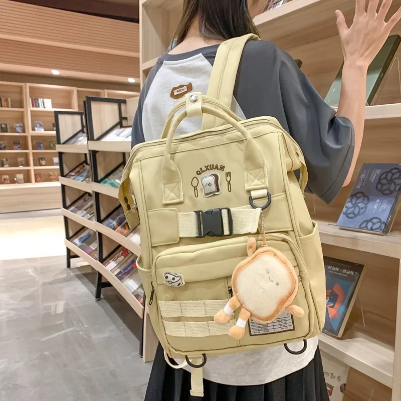 Japanese Preppy Style School Backpack for College Students Teen Girls Students Large Capacity Waterproof Schoolbag Cute Backpack
Japanese Preppy Style School Backpack for College Students Teen Girls Students Large Capacity Waterproof Schoolbag Cute Backpack