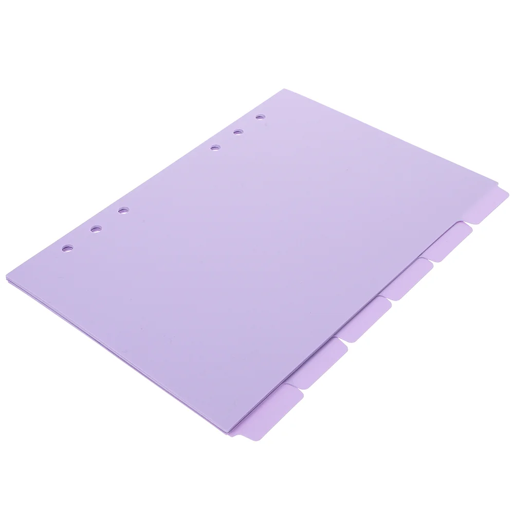 6 Pcs Binder File Dividers Supplies Notepad Tabs Book Detachable Markers for Colored
6 Pcs Binder File Dividers Supplies Notepad Tabs Book Detachable Markers for Colored