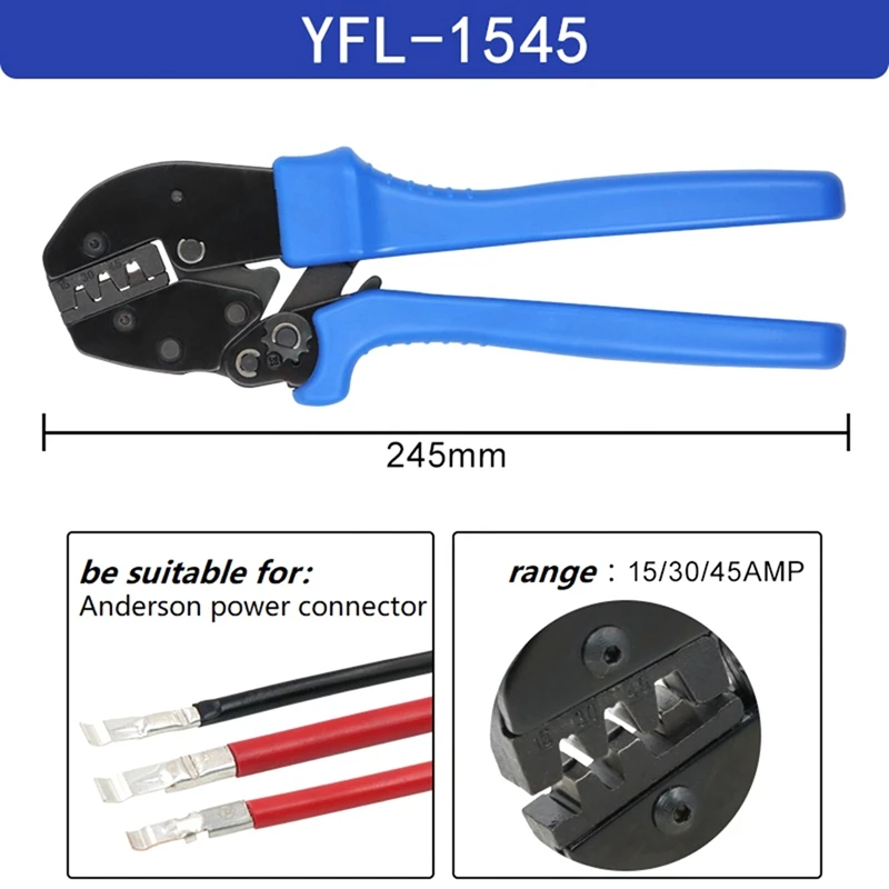 YFL-1545 Cable Crimping Clamp Cable Terminal Crimping Tool 15/30/45 Crimping Clamp Durable Easy To Use
YFL-1545 Cable Crimping Clamp Cable Terminal Crimping Tool 15/30/45 Crimping Clamp Durable Easy To Use