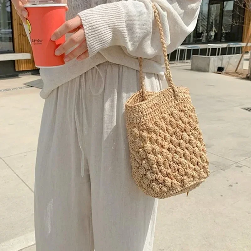 Handmade Drawstring Bucket Crossbody Bag 5 Sbe0476fa2f4243f295a3b12d02bdc92bY