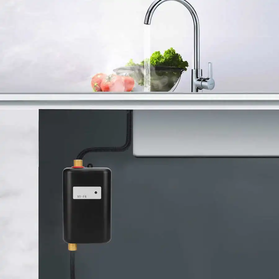 3800W Electric Water Heater Instantaneous Tankless Instant Hot Water Faucet Kitchen Bathroom Shower Flow Water Boiler
3800W Electric Water Heater Instantaneous Tankless Instant Hot Water Faucet Kitchen Bathroom Shower Flow Water Boiler